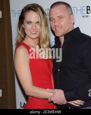 March 10, 2016, Hollywood, California, USA: Lindsey Smith and Sean Carrigan attends the 5th Annual LANY Entertainment Mixer at St. Felix. (Credit Image: © Billy Bennight/ZUMA Wire) Stock Photo