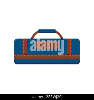 Fitness bag icon isolated on white backgrund. Stock Vector
