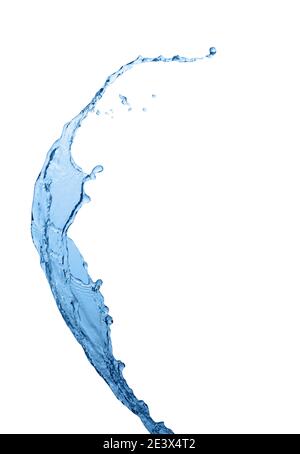 Water splash isolated on white background Stock Photo