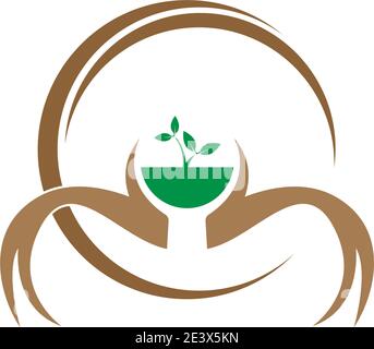 Deer antler logo icon illustration design vector template Stock Vector
