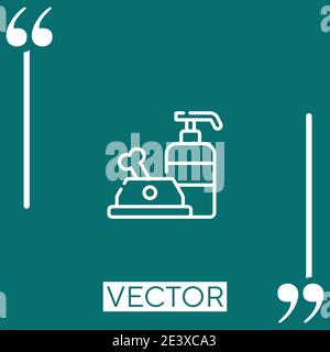 pet vector icon Linear icon. Editable stroked line Stock Vector