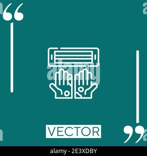 ultraviolet vector icon Linear icon. Editable stroke line Stock Vector