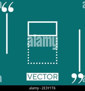 align vector icon Stock Vector