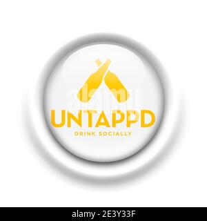 Untappd logo Stock Photo - Alamy