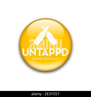 Untappd logo Stock Photo - Alamy