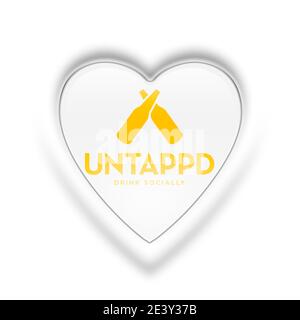 Untappd logo Stock Photo - Alamy