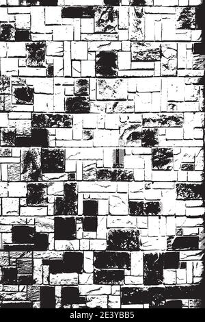 Brick Wall Overlay Stock Vector