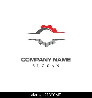 Gear Logo Template vector icon illustration design Stock Vector