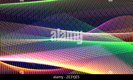 Perspectives Of Fractal Realms abstract background illustration Stock Photo