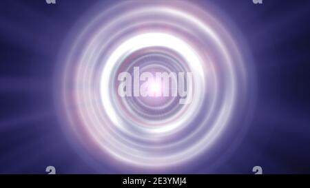 rings light ray Orb neon ray light illustration Stock Photo