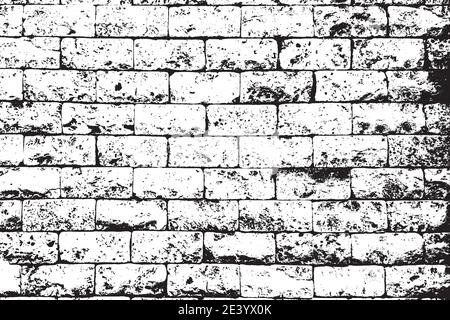 Brick Overlay Texture Stock Vector