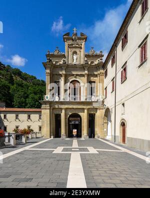 Entrance of the catholic sanctuary of San Francesco di Paola, Paola, Calabria, Italy Stock Photo