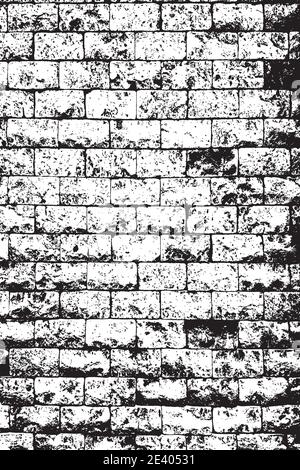 Brick Wall Overlay Stock Vector