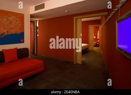 Casa Camper Ferran Amat, hotel, hotel, albergo, hotel, Barcelona 2005,, spanien, spain, Spagna, Espa–a Catalu–a Stock Photo