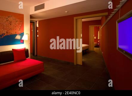 Casa Camper Ferran Amat, hotel, hotel, albergo, hotel, Barcelona 2005,, spanien, spain, Spagna, Espa–a Catalu–a Stock Photo