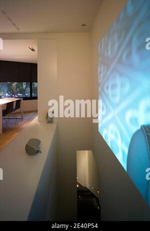 Enric Rovira home studio Barcelona by Francesc Rif 12/2005, wohnung, apartment, dwelling, appartamento, vivienda, piso, buero, bureau, office, uffici Stock Photo