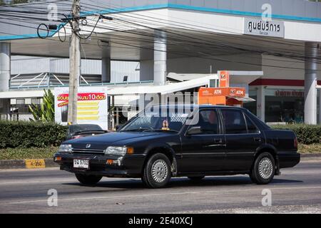 Chiangmai, Thailand -   November 30 2020:  Private car Honda accord. On road no.1001 8 km from Chiangmai Business Area. Stock Photo