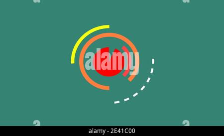 Hi Tech digital infographic technologies futuristic HUD element flash fx for your projects. Stock Photo