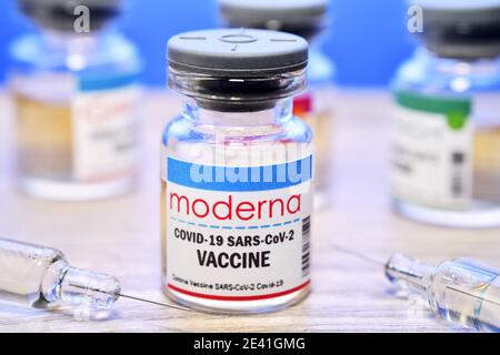 Moderna Covid Vaccine, Symbolic Image