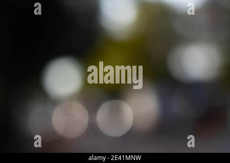 various defocused white lights background Stock Photo