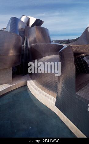 Museo Guggenheim, Architekt: Frank O. Gehry Stock Photo