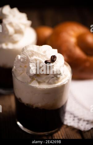 Typical Sicilian Coffee Granita with Cream Stock Image - Image of cake,  beach: 229032089