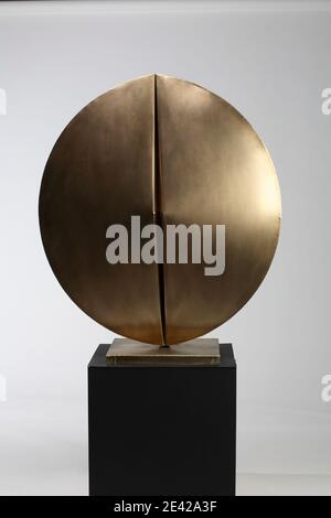 Ausstellung ' 5 Gestalter', Skulptur von Jupp Ernst (Werkbund) Stock Photo