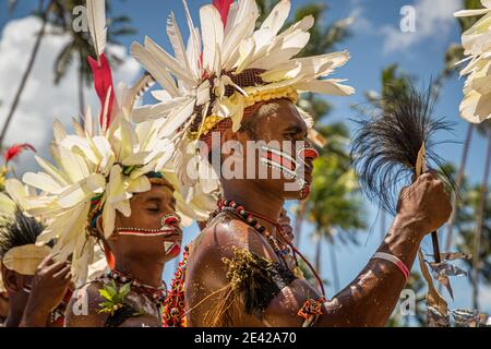 Traditional Milamala Dance of Trobriand Islands during the Festival of ...