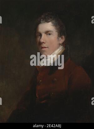 John Jackson, 1778â€“1831, British, Sir David Wilkie, ca. 1810. Oil on panel.   dark , man , portrait. Wilkie, Sir David (1785â€“1841), painter of genre, historical subjects, and portraits Stock Photo