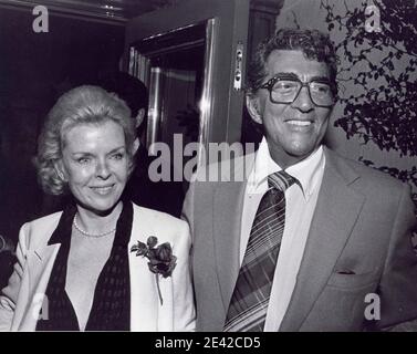 Dean Martin Jeanne Biegger at Jimmy's restaurant in Beverly Hills  Credit: Ralph Dominguez/MediaPunch Stock Photo