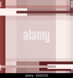 Geometric background with strips of maroon, bordo, milk chocolate tones. Modern vector layout for book, magazine, brochure cover, presentation. EPS10 Stock Vector