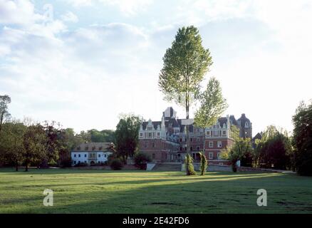 Altes- und Neues Schloß, Blick von der Schloßwiese Stock Photo