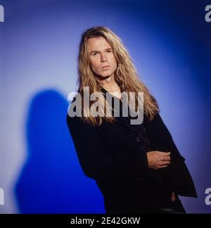 ENSCHEDE, NETHERLANDS, OCT 18, 1997: Guitar player and composer Adrian Vandenberg was member of the band Whitesnake between 1987 and 1999. Stock Photo