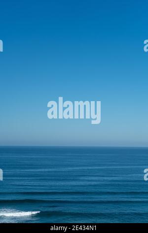 Huge incoming set of waves perfect for wave surfing in summer Stock Photo