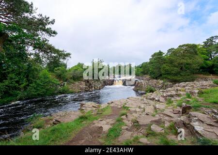 Low Force Waterfall, Bowlees Tees Valley, County Durham Stock Photo