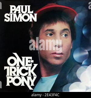 Paul Simon - One Trick Pony - Vintage vinyl album cover Stock