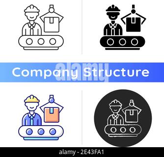 Production department linear icon Stock Vector Image & Art - Alamy