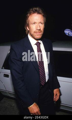 Chuck Norris 1986. Credit: Ralph Dominguez/MediaPunch Stock Photo - Alamy