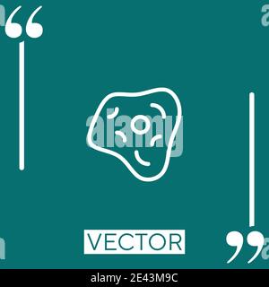sample vector icon Linear icon. Editable stroked line Stock Vector