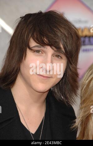 'Mitchel Musso attends the World Premiere of Walt Disney Pictures ''Hannah Montana The Movie'' Held at The El Capitan Theatre In Holywood, California, USA on April 2, 2009. Photo by Graylock/ABACAPRESS.COM (Pictured: Mitchel Musso)' Stock Photo