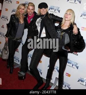 Members of the band Chelsea Girls arriving at the premiere of 'Anvil ...