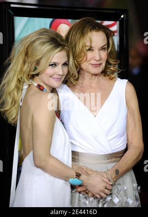 'Drew Barrymore and Jessica Lange attending the premiere of HBO's ''Grey Gardens'' held at the Grauman's Chinese Theatre in Los Angeles, CA, USA on April 16, 2009. Photo by Lionel Hahn/ABACAPRESS.COM' Stock Photo