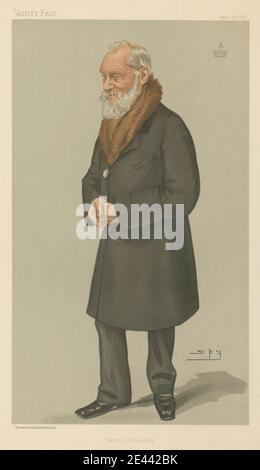 Leslie Matthew 'Spy' Ward, 1851â€“1922, British, Vanity Fair - Explorers and Inventors. 'Natural Philosophy'. Lord Kelvin. 29 April 1897, 1897. Chromolithograph. Stock Photo