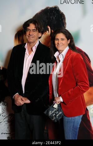 Former French minister Luc Ferry and wife Marie-Caroline arriving at the premiere of 'Celle que j'aime' held at UGC Bercy in Paris, France on April 20, 2009. Photo by Thierry Orban/ABACAPRESS.COM Stock Photo