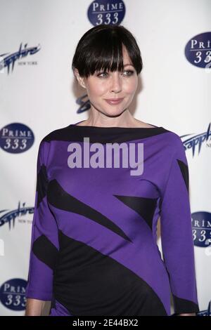 Shannen Doherty attends the official grand opening of Sapphire New ork Gentlemen's Club & Prime 333 Steackhouse at Sapphire NYC in New York City, NY, USA on April 27, 2009. Photo by Anton Pak/ABACAPRESS.COM (Pictured : Shannen Doherty) Stock Photo