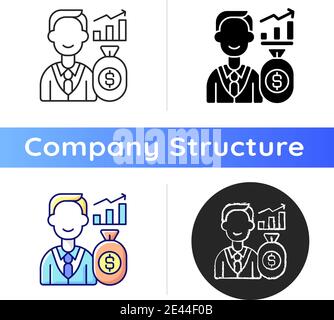 Investor icon Stock Vector