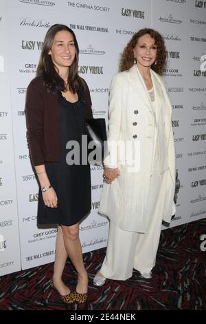 Starlite Melody Randall and her mother Marisa Berenson attend a screening of 'Easy Virtue' hosted by The Cinema Society and The Wall Street Journal with Jaeger-Lecoultre and Brooks Brothers at the AMC Loews 19th Street in New York City, NY, USA on May 11, 2009. Photo by David Miller/ABACAPRESS.COM (Pictured: Starlite Melody Randall, Marisa Berenson) Stock Photo