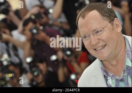 JUS executive producer John Lasseter poses for photographers during the photocall of 3D animated movie 'Up' in Cannes, France on May 13 May, 2009. Photo by Nebinger-Orban/ABACAPRESS.COM Stock Photo