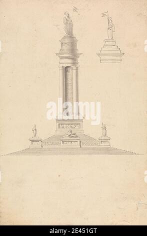 Design for a Naval Monument: Elevation 1799 by Charles Heathcote Tatham ...