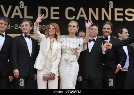 Melanie Laurent, Diane Kruger, Mike Myers,Daniel Bruhl arriving for the screening of 'Inglourious Basterds' during the 62nd Cannes Film Festival at the Palais des Festivals in Cannes, France on May 20, 2009. Photo by Nebinger-Orban/ABACAPRESS.COM Stock Photo